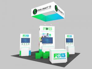 RE-9121 Rental Trade Show Island Exhibit -- Image 1